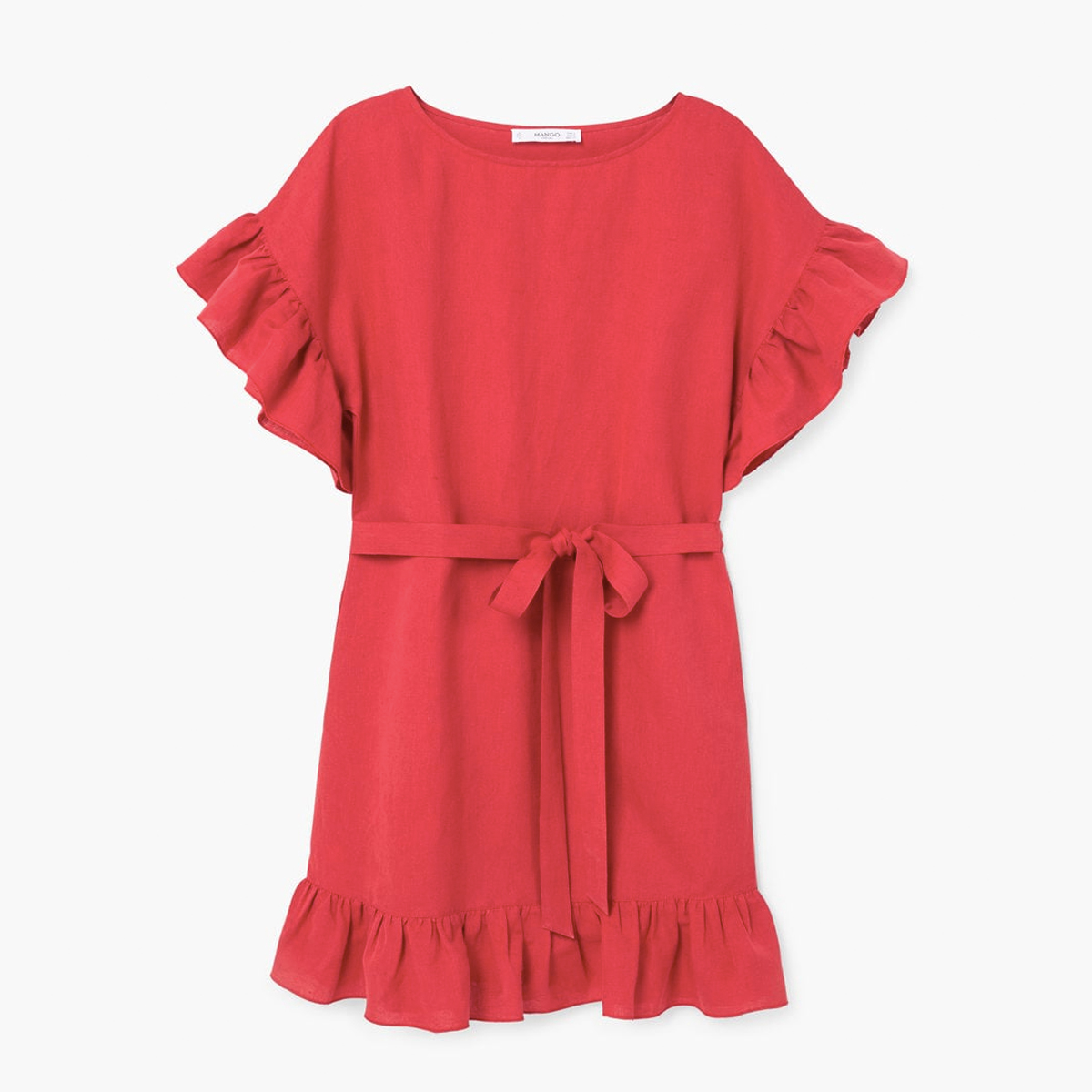 Ruffle Red Dress